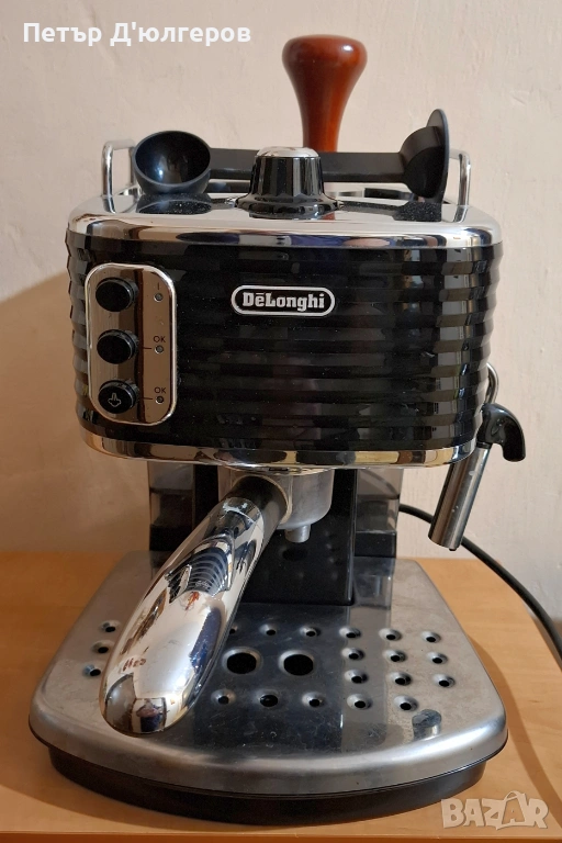 Кафемашина DeLonghi Scultura ECZ351.BK, снимка 1