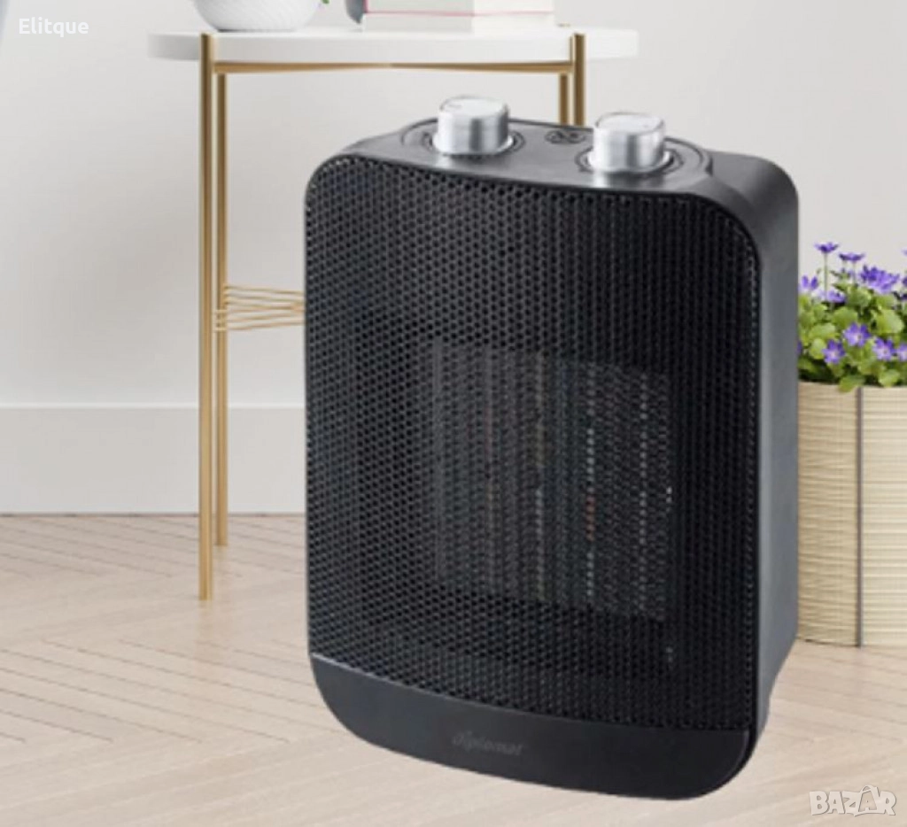 Керамична печка P8, 2000W, Черен – Ефективно и безопасно отопление за всеки дом, снимка 1