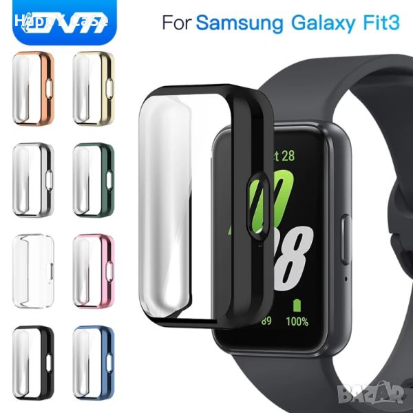 Samsung Galaxy Fit3 / Мек TPU силиконов кейс с протектор, снимка 1