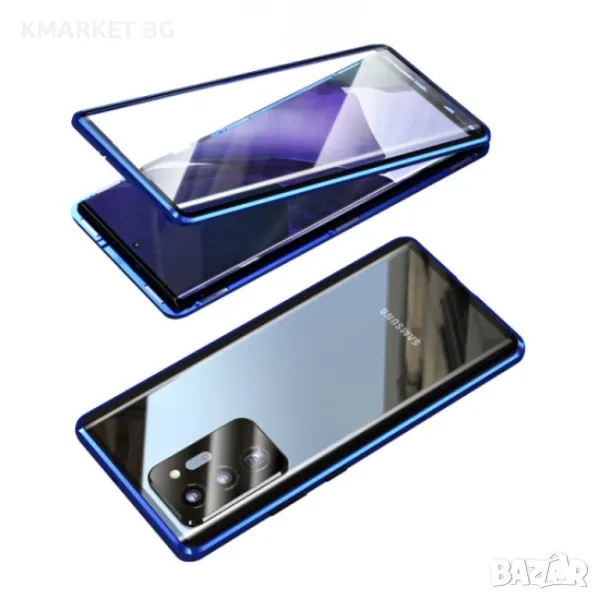 Samsung Galaxy Note20 Ultra View Window/ Magnetic Metal Frame Калъф и Протектор, снимка 1