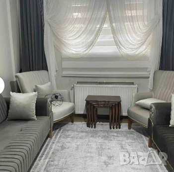 Щори ECD  Ролетни, Текстилни, Двойни, Без пробиване, Включен монтажен материал, Бял,Сив ,Бежов, снимка 1