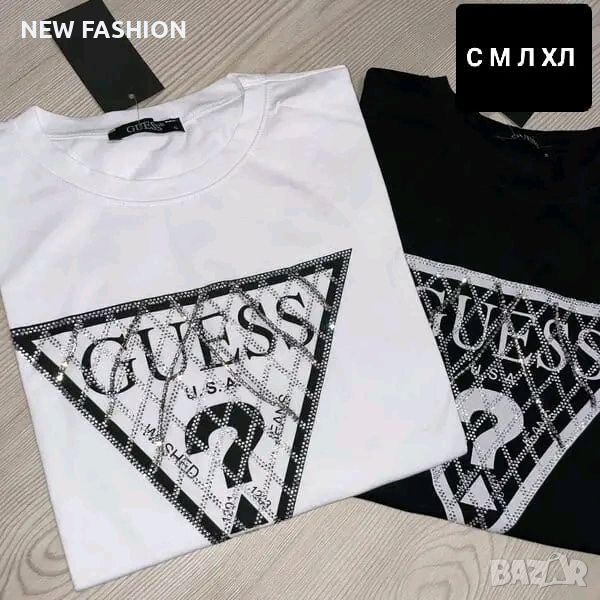 Дамски Памучни Тениски GUESS , снимка 1