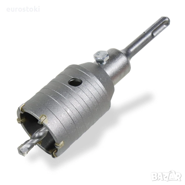 Свредло CCLIFE 50мм, боркорона за бетон с центриращо свредло, с адаптер SDS plus, снимка 1