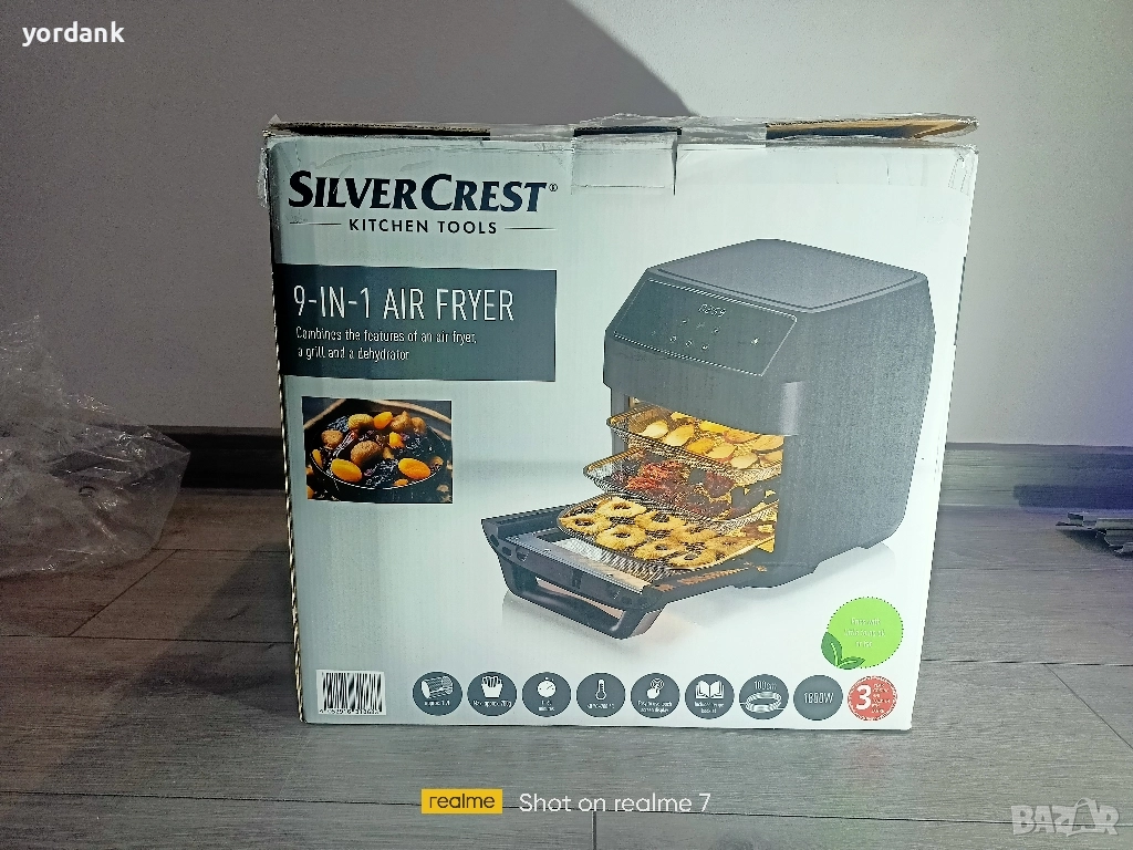 SilverCrest 9 в 1 Еър фрайър air fryer, снимка 1