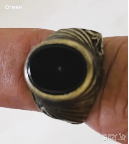 Стар пръстен с камък, снимка 1