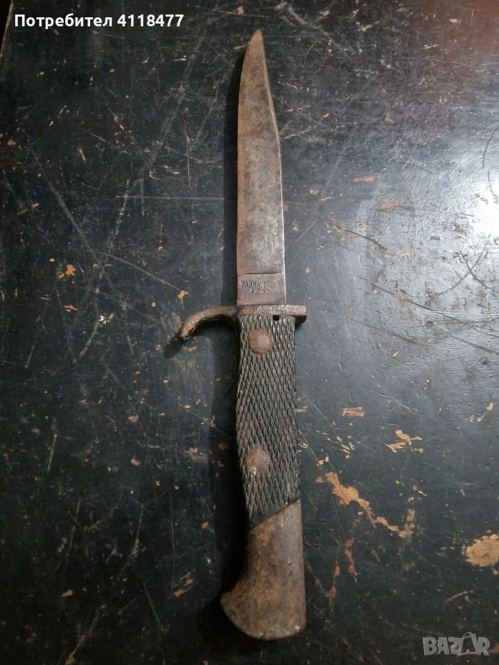 Стар Немски окопен нож , снимка 1