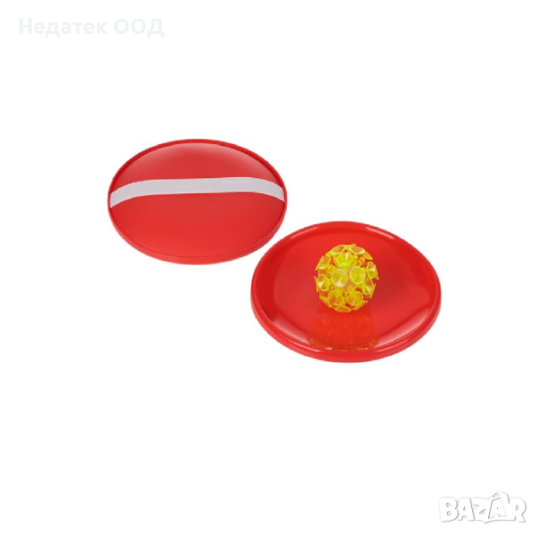 Спортна игра, "Хвани топката", с червени дискове, 2 бр., снимка 1