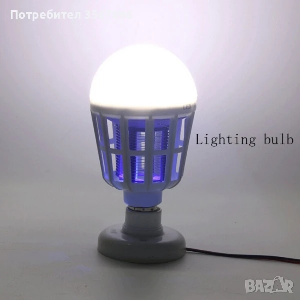 LED крушката против насекоми Z i k a 2in1 TV362, снимка 1