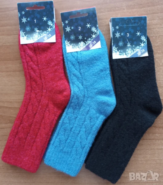 Вълнени чорапи от 100% вълна, снимка 1