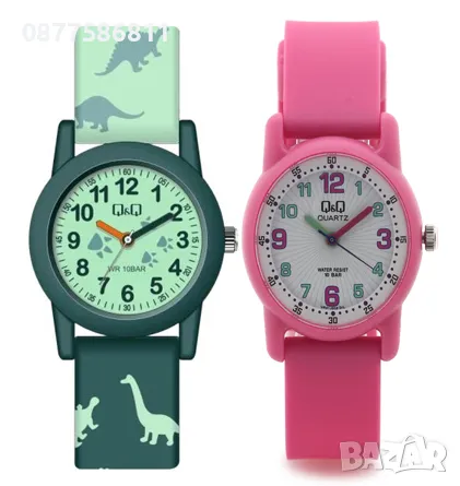 НОВ ДЕТСКИ ЧАСОВНИК Q&Q С ЯПОНСКИ МЕХАНИЗЪМ.ДЕТСКИ ЧАСОВНИЦИ QQ DETSKI CHASOVNIK Q & Q +, снимка 1