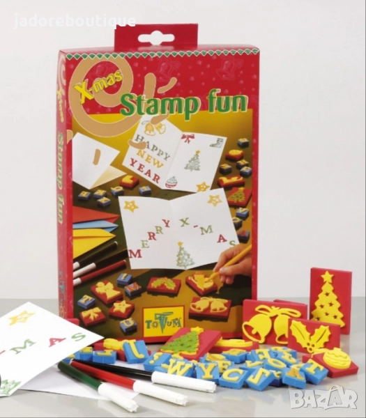 Комплект направи си сам Коледни печати и картички, снимка 1