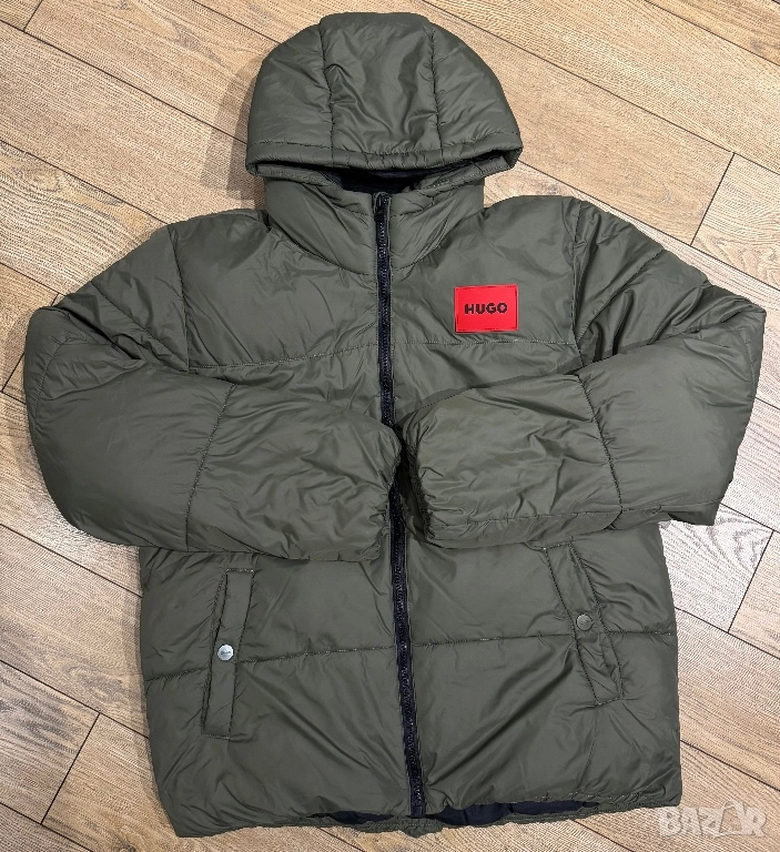 Дамско яке Hugo Logo-Patched Puffer Jacket | M размер, снимка 1