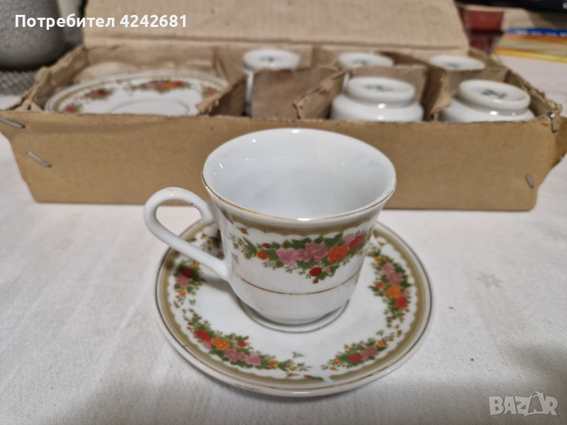 Комплект нови чашки за кафе, снимка 1