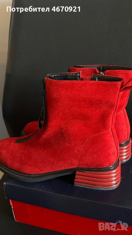 Дамски ботуши есен/пролет в перфектно състояние, носени само веднъж, размер 38, снимка 1