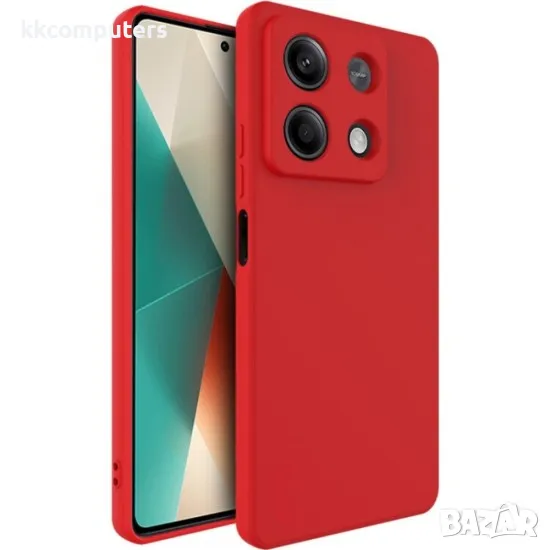 Xiaomi Redmi Note 13 Pro 5G Силиконов кейс bSmart Silicone Soft Cover и Протектор, снимка 1