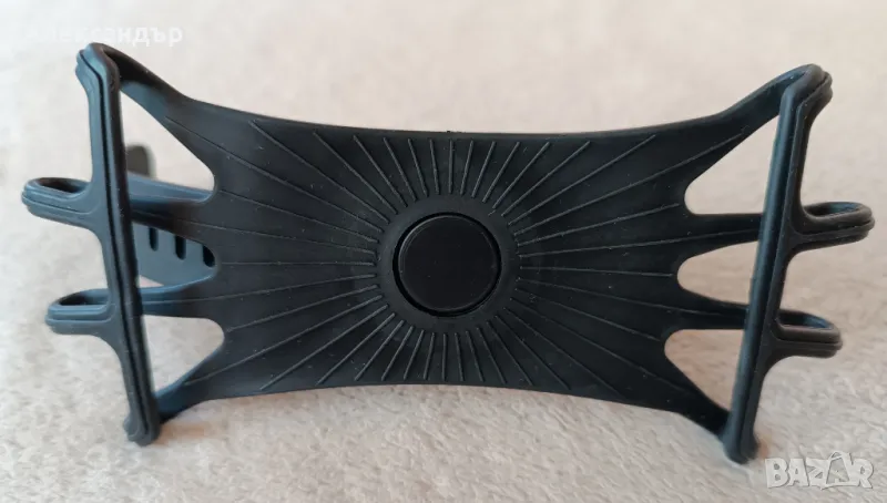 Силиконов държач на телефон за велосипед, снимка 1