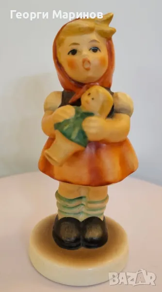 Goebel Hummel, порцеланова фигура, Girl with Doll, номер 239/B 1967 г.
, снимка 1