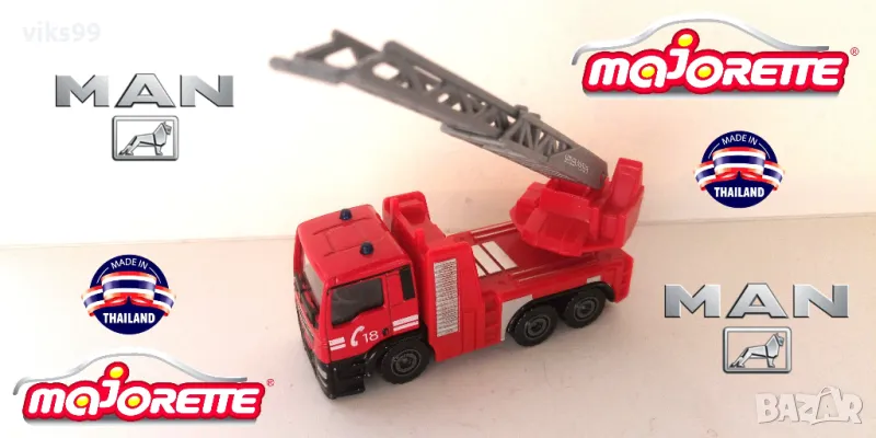 Majorette Man TGS Ref. 299F Sapeurs Pompiers, снимка 1