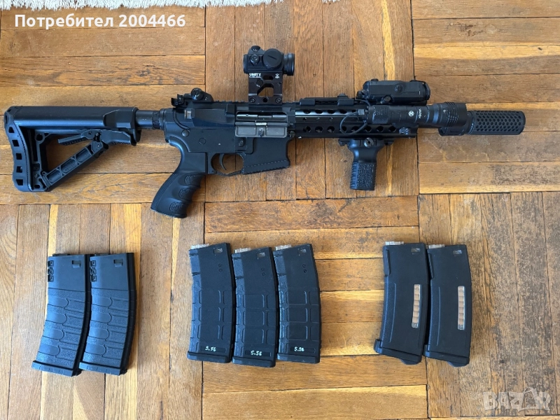 Airsoft G&G CM16 FFR A2 - full upgrade, снимка 1