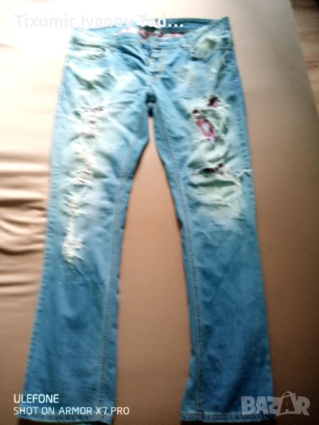 Накъсани мъжки дънкита, снимка 1