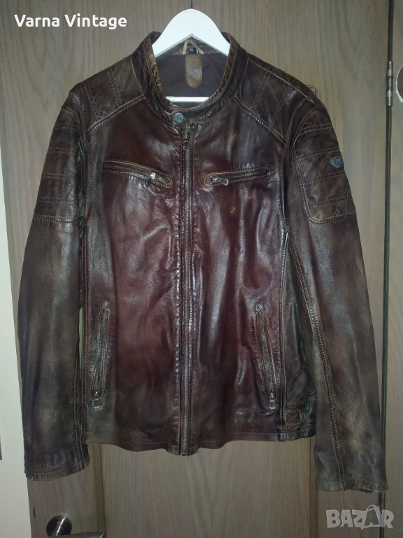 Мъжко кожено яке Gipsy, размер 2XL., снимка 1