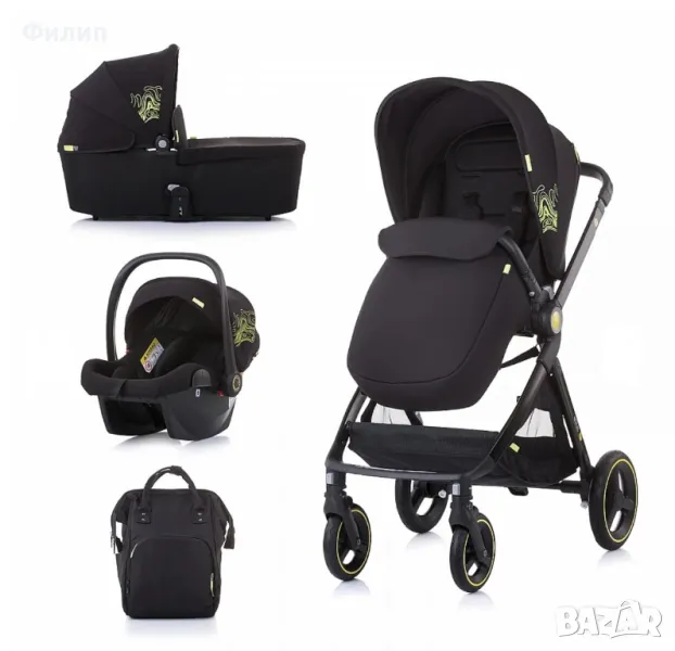 Комбинирана детска количка Chipolino Elite 3 в 1, снимка 1