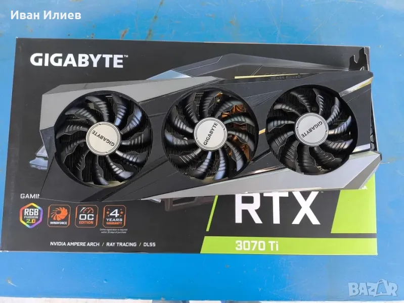 Видеокарта Rtx 3070ti gigabyte gpu, снимка 1