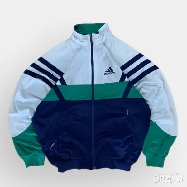 Adidas Vintage Early 90's Track Windbreaker Jacket, снимка 1