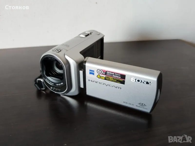 SONY Handycam DCR-SX30E  60x Optical Zoom, снимка 1