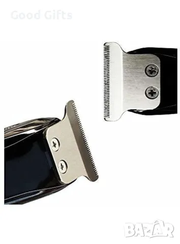 Професионален Т-образен тример Gemei GM-6050 с остриета от неръждаема стомана и аксесоари, снимка 4 - Машинки за подстригване - 50401122