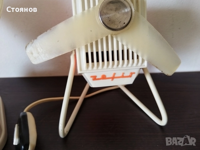 Настолни вентилатори от соца. ZEFIR Z-21,ZEFIR Z-51B,ZEFIR-3,HELIIOS,, PROGRES W20, W60, ТИП 83-1, снимка 12 - Вентилатори - 33160116