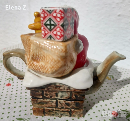 Винтидж чайник Дядо Коледа Paul Cardew, снимка 4 - Декорация за дома - 53808322