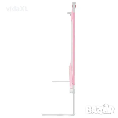 vidaXL Ограничител за бебешко легло, розов, 180x25 см, плат（SKU:10204), снимка 3 - Други - 48518438