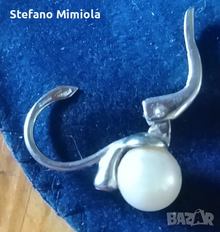 обеци от бяло злато, снимка 3 - Обеци - 51836249