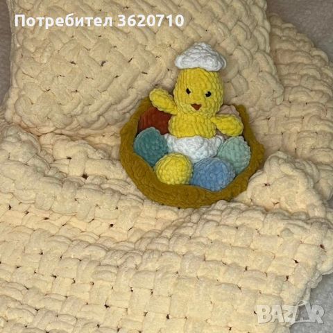 комплект бебешко одеялце и възглавничка , снимка 1 - Спално бельо и завивки - 45201123