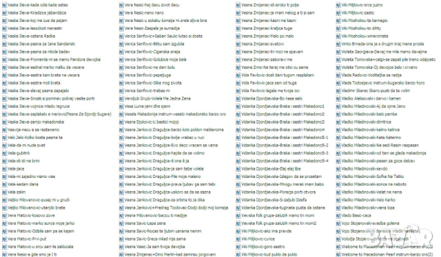 Записвам мп3 песни с имена на певци+имена на песни на флашки по 10лв част2, снимка 2 - Други музикални жанрове - 52421692