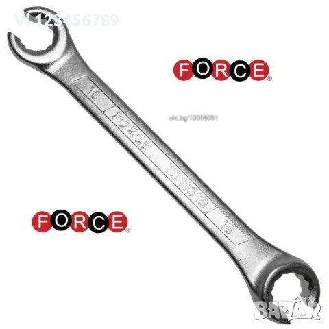 Срязани ключове Forsage за спирачни тръбички 8-19мм /6 части/