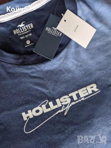 Мъжка тениска Hollister, снимка 1 - Тениски - 46160560