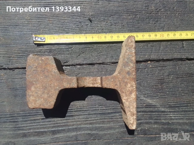 Наковалня, Малка наковалня направена от релса, снимка 3 - Други инструменти - 51352007