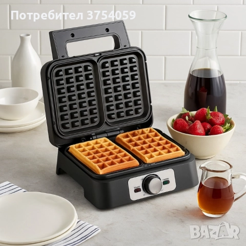 Уред за гофрети Muhler МНТ-1666WXL 1600W, снимка 6 - Други стоки за дома - 52365292