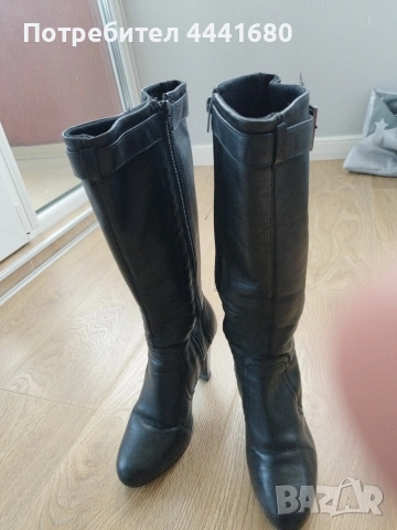 Дамски ботуши от естествена кожа, снимка 3 - Дамски ботуши - 53583149