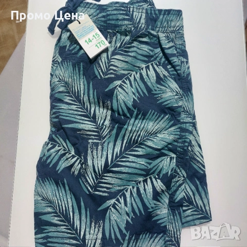 Комплект дрехи от 4 части (14-15г. / 170см): Дънки, Летни Шорти (НОВИ), Тениска и Яке-суичър, снимка 7 - Други - 54207476