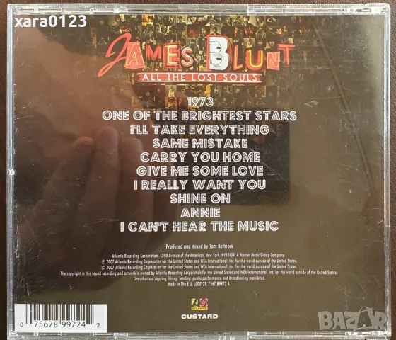 James Blunt – All The Lost Souls, снимка 2 - CD дискове - 47593383