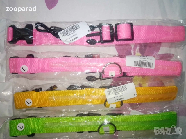 USB зареждащи се LED нашийници. , снимка 2 - За кучета - 52664958