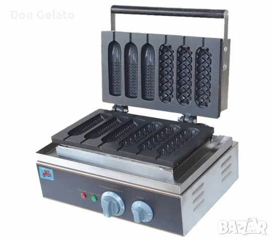 Професионален гофретник за Хот Дог и Корн Дог