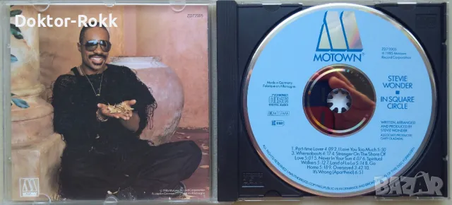 Stevie Wonder - In Square Circle 1985 (CD) , снимка 3 - CD дискове - 48827053