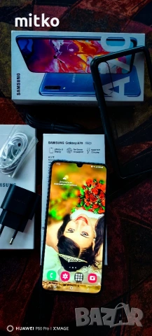 SAMSUNG GALAXY A70-ПЕРФЕКТНО СЪСТОЯНИЕ.ПЪЛЕН КОМПЛЕКТ , снимка 3 - Samsung - 53562657