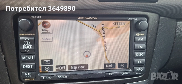 навигация за тойота Т25