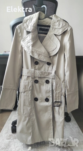 Тренчкот Zara, S размер - нов, снимка 3 - Палта, манта - 53691169