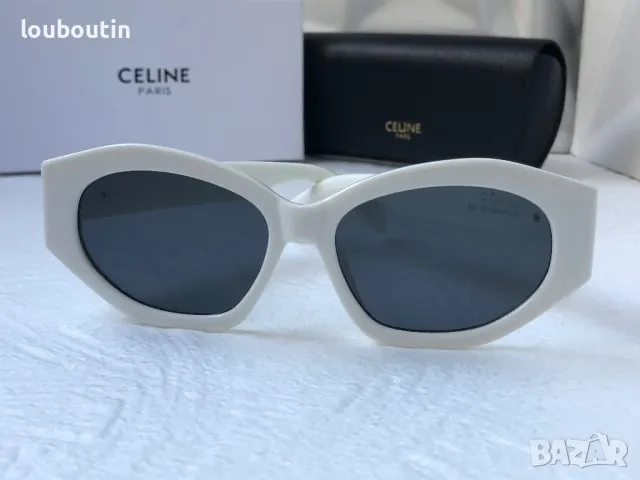 Celine 2024 дамски слънчеви очила 2 цвята бели черни, снимка 8 - Слънчеви и диоптрични очила - 47032062